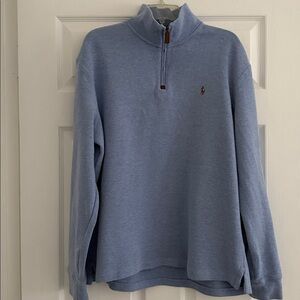 Ralph Lauren Blue Zip Up Sweater